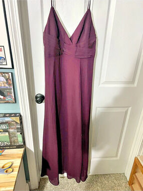 Lulus Melora Plum Purple Sleeveless Maxi Dress Size Large
